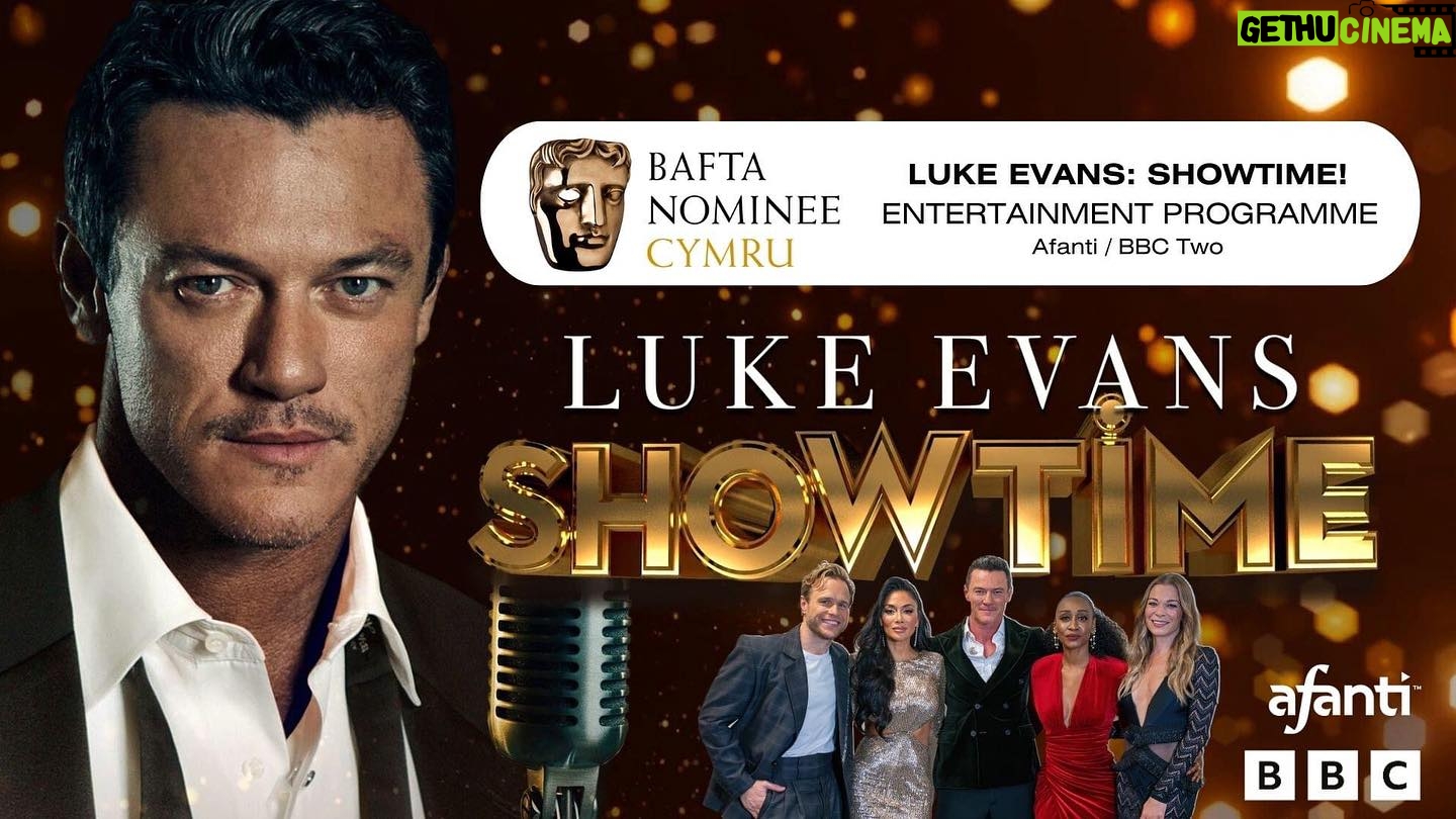 Luke Evans Instagram - Rydym yn falch iawn bod 'Luke Evans Showtime' wedi derbyn enwebiad BAFTA Cymru yng nghategori Rhaglen Adloniant! 𤩠We're thrilled that 'Luke Evans SHOWTIME' has been nominated for Entertainment Programme at the BAFTA Cymru Awards 2023! 𤩠Diolch yn fawr @baftacymru! ⨠Watch LUKE EVANS SHOWTIME on @bbciplayer now! š #lukeevans #lukeevansshowtime #bafta #baftacymru #showtime