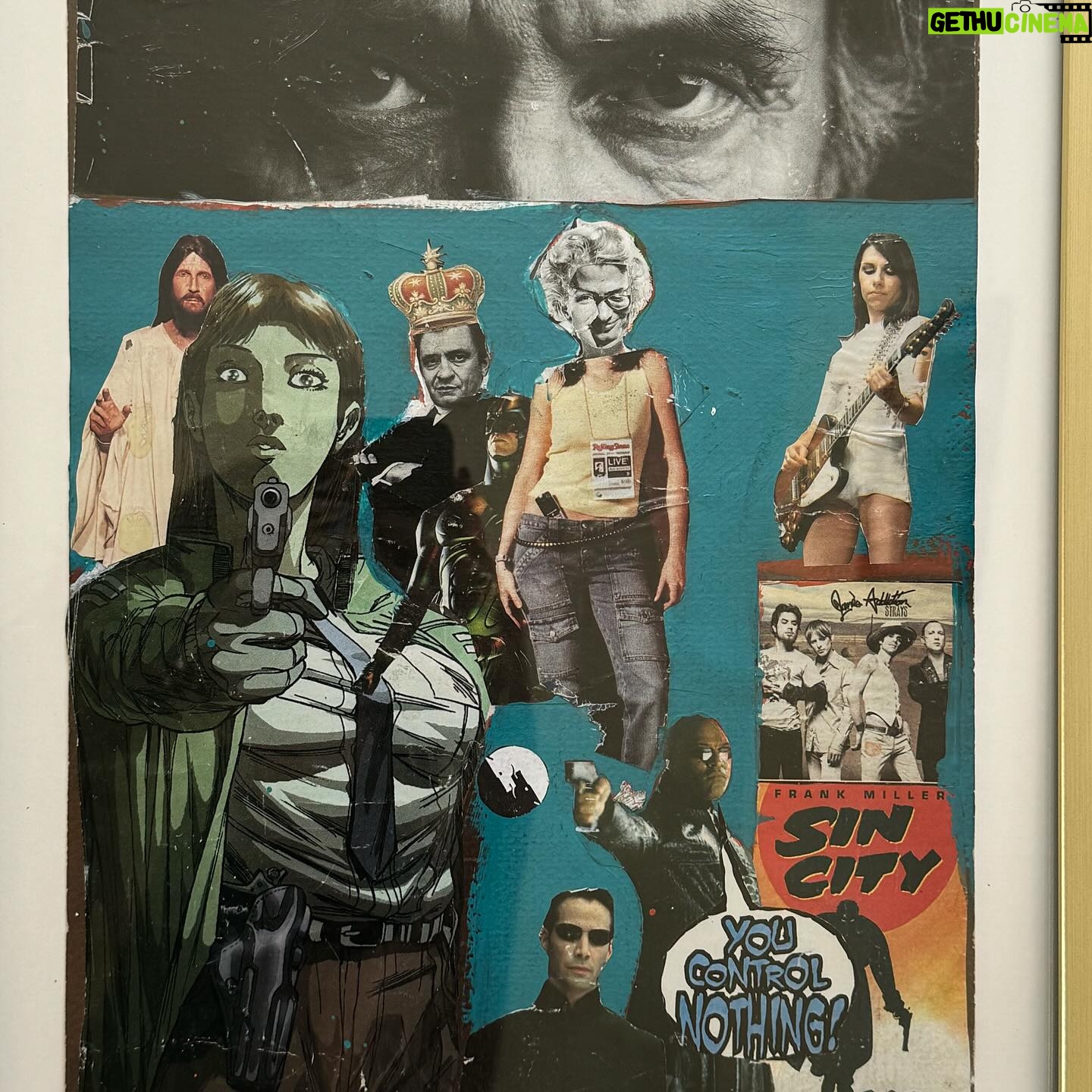 Luna Blaise Instagram - YOU CONTROL NOTHING ! dad made this - with peace and rock n roll