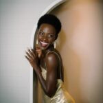 Lupita Nyong’o Instagram – My first @cinemacon in lewks
@aquietplace @thewildrobot