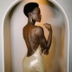 Lupita Nyong’o Instagram – My first @cinemacon in lewks
@aquietplace @thewildrobot