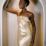 Lupita Nyong’o Instagram – My first @cinemacon in lewks
@aquietplace @thewildrobot