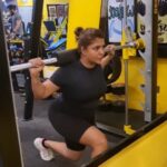 Luviena Lodh Instagram – The goal is to bulid more strength 💪 

#reelsinstagram #gymreels