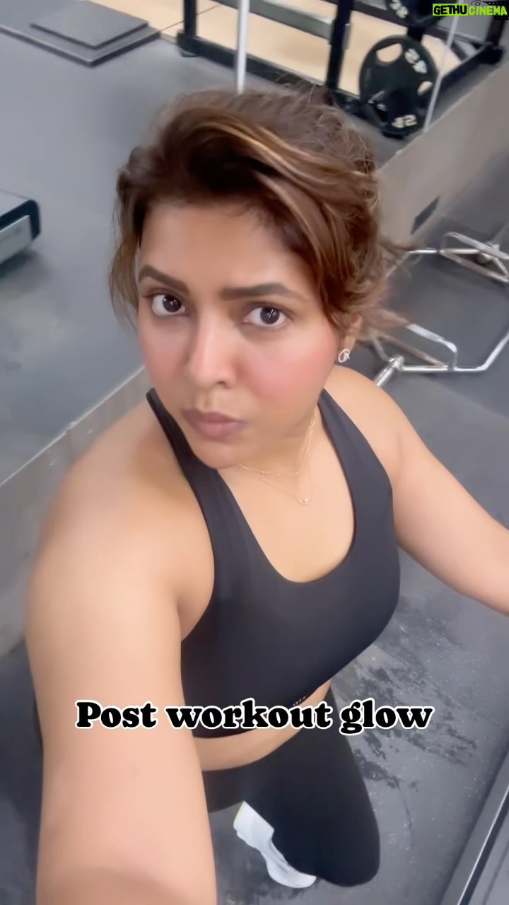 Luviena Lodh - 3 Likes - The flushed look post workout
#instagram #reels #postworkout