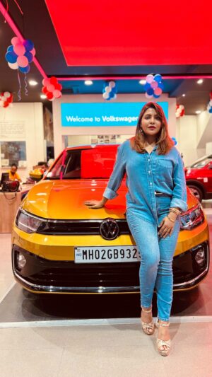 Luviena Lodh Instagram - Finally bringing home Virtus from Volkswagen, had heard a lot of good things about it. Thank u for all the support cudnt be possible without your love 

#carreels #volkswagen #volkswagenindia #cars #carlovers #instacars #bringhomethebeast #volkswagencars