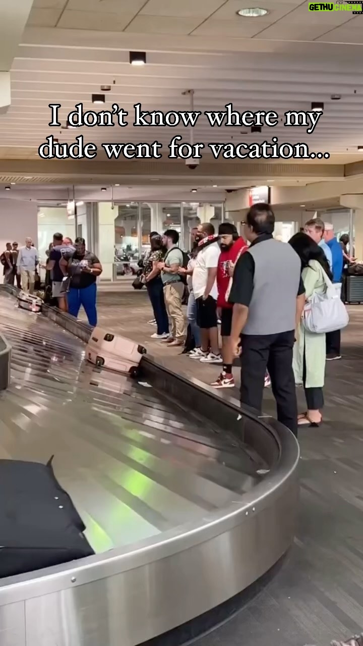Lynn Toler - 388.6K Likes - Of course I hope he’s okay and my caption was just a joke. I don’t know where he’s been or what physical issue he may have had that helped load him on the baggage carousel, but he was helped by all and he thanked everybody.
Baggage carousels and I have a fraught relationship. At Logan Airport in 1978 I watched my ripped luggage deposit my clothing item by item the belt. All I could do is scoop them up as they rolled by.
Once a mother I lived in fear of son6 of 6 jumping on it for a ride. He’d look at it then looked at me trying to figure out if I could snag him before he got his ride. He did this kind of thing a lot in a number of venues. Most of my gray hair has his name on it.
Have a good day. Help the hapless. I am often among them. 🤣