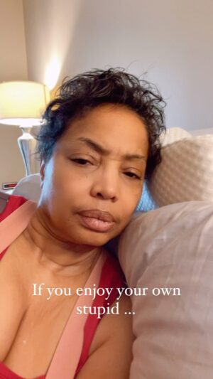 Lynn Toler Instagram - I’m just going to pull it together. I mean really. If you could see the state of disassembly I have reached you’d be appalled. I know I am.

I need to get my situation in order before I end up bald and a million dollars in debt to Amazon.

That is some addictive stuff. 

Today, I’m on restriction. No on line purchases. No scissors.

Relevant #Tolerisms:

If you regularly surrender yourself to your emotions eventually you may have to surrender yourself to the state. 

#Feelings are fleeting.
Felonies are forever. 

#emotionalintelligence