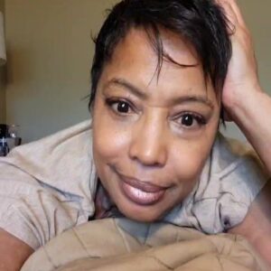 Lynn Toler Instagram - Unable to extricate myself from my bed, I  reached out from here.