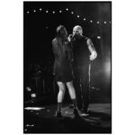 Lzzy Hale Instagram - Lzzy and David during Disturbed’s set during the Melbourne and Sydney Knotfest dates🤘🏼🤘🏼 📸 @thejoestorm