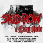 Lzzy Hale Instagram - Skid Row x @officiallzzyhale‼️ Tickets on sale now, hit SkidRow.com for all info 🔥 Longtime friend Lzzy Hale of @halestormrocks will be taking over vocal duties for the upcoming scheduled four concerts🤘 May 17 - Carterville, Illinois (Walkers Bluff Events Center) May 18 - Riverside, IA (Riverside Events Center) May 31 - Sparks, NV (Nugget Grand Ballroom)* June 1 – Sacramento, CA (Hard Rock Live) * *This concert was postponed from last December and for all of those who purchased tickets last year all tickets will be valid for this new date.