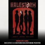 Lzzy Hale Instagram - Freaks! I’m sooo excited to link up with our friend @josemangin in support of @headbangforscience to give away a trip to our show in Vegas where you’ll get to hang out with ME @officiallzzyhale and @josemangin and watch from the photo pit. PLUS you’ll win a custom signed by ME Lzzy Hale @kramerguitarsus guitar! Donate now for your chance to win round trip travel to Vegas, hotel, a ride to/from the show in the @vindimelimo VanDime limo with Jose, backstage hang with Lzzy and much more. Your donations support Jose’s @headbangforscience and help students passionate about heavy metal pursue a career in science. 🤘Rock with us in Vegas at: fandiem.com/halestorm or with link in bio @winwithfandiem