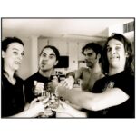 Lzzy Hale Instagram - Happy 15 years to our first album! Here’s 10 pics from that wild wild time in California while we did our damndest to kick start our career. I think we did alright. One day it’ll make a good chapter in a book. TIL then, enjoy these youthful kids with so many dreams, so much hope, so much love, and so blissfully unaware of how anything works. Luckily, we haven’t changed at all. 👶🏼 💚💚💚 📸 @thejoestorm