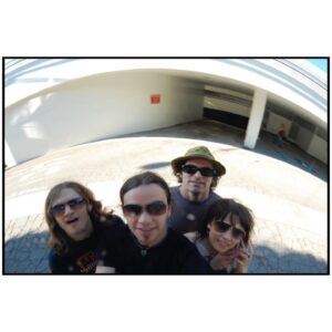 Lzzy Hale Instagram - Happy 15 years to our first album! 

Here’s 10 pics from that wild wild time in California while we did our damndest to kick start our career. 
I think we did alright. 
One day it’ll make a good chapter in a book. 
TIL then, enjoy these youthful kids with so many dreams, so much hope, so much love, and so blissfully unaware of how anything works. 
Luckily, we haven’t changed at all. 👶🏼
 💚💚💚

📸 @thejoestorm
