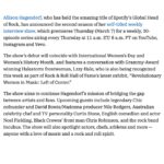 Lzzy Hale Instagram - Thank you @variety & @michele.amabile_dj_writer for this amazing feature on Season 2 of 𝗧𝗛𝗘 𝗔𝗟𝗟𝗜𝗦𝗢𝗡 𝗛𝗔𝗚𝗘𝗡𝗗𝗢𝗥𝗙 𝗦𝗛𝗢𝗪 which launches TOMORROW!!! We will be premiering in celebration of #internationalwomensday with the incredible @officiallzzyhale of @halestormrocks as my first guest this year. (Watch/Listen link in bio)Who else should I have on this season? Share below 👇🏼 Huge thank you to our production partner @dannywimmerpresents and @millzfilmz, presenting sponsor @wearecloudwater, partners at @sweetgrassvodka, friends at @karmasauce & @arcticzone. Thank you @jlc_connect @relishxarielle @simplesocialads @roadtoruinapparel ❤️❤️❤️❤️❤️ And thank YOU!!!! 🙏🏼🙏🏼🙏🏼🙏🏼🙏🏼🙏🏼🙏🏼🙏🏼🙏🏼 #theallisonhagendorfshow #variety #womenshistorymonth #music #musicshow #musicislife #musicismylife #lzzyhale #halestorm #rockstar