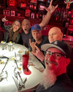 Lzzy Hale Instagram - LA LA LAND DUMP! What a life changing trip with some of the most beautiful people that walk this earth! We are lifers, we are in the business of smiles and loud music, and I am so grateful to be doing what I love with the people I adore. @tommorello @billycorgan @kingdmc @taylormomsen @scottianthrax @taylormomsen @larrydrini @mayradiasgomes @thejoestorm @connorpaolo