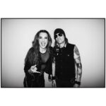 Lzzy Hale Instagram - Backstage pre show with Lzzy and the Skids.