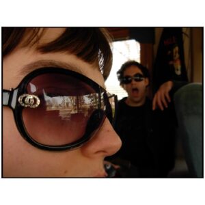 Lzzy Hale Instagram - Happy 15 years to our first album! 

Here’s 10 pics from that wild wild time in California while we did our damndest to kick start our career. 
I think we did alright. 
One day it’ll make a good chapter in a book. 
TIL then, enjoy these youthful kids with so many dreams, so much hope, so much love, and so blissfully unaware of how anything works. 
Luckily, we haven’t changed at all. 👶🏼
 💚💚💚

📸 @thejoestorm