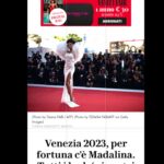 Mãdãlina Ghenea Instagram - 48 hours #venicefilmfestival @biennale_cinema with my @pinkoofficial family wearing this marvelous custom made creation. Pure happiness every moment with my @stefano.parigi Queen? Diva? Divine? Goddess? Magical? Only a few of the compliments I received, feeling overwhelmed, thank you all!