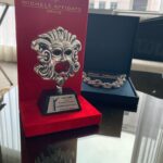 Mãdãlina Ghenea Instagram - 🎂Only a few hours left until my BIRTHDAY …8.8 I know I suck on Instagram but kind of proud of a few little things that happened lately and of course I am very late to share. First this amazing award received on the same stage where my forever inspiration, the one and only Sophia Loren got one @marateale @nicolatimpone . Although I read in the newspapers that I was photographed in Maratea on a sort of vacation well the ‘vacation’ lasted only 20 hours during which we barely slept , we did ate a lot of good food, a lot of pictures were taken with and without our consent, I did my interviews and attended the award ceremony. The reason why we look pretty tired in the photos is because we traveled for 15 hours to get there and 25 to get out of there . Have to thank this ridiculously handsome incredible human being @grigordimitrov for traveling with me and also for understanding I have to sacrifice a lot of quality time together to be in front of a computer pretty much day and night in the last few months but with good results, my new campaign, shot with my production company for @yamamayofficial is out. I’ve put a lot of work into this and I am really excited to share. in the next few posts I will share some more special moments cause 10 pics are not enough.