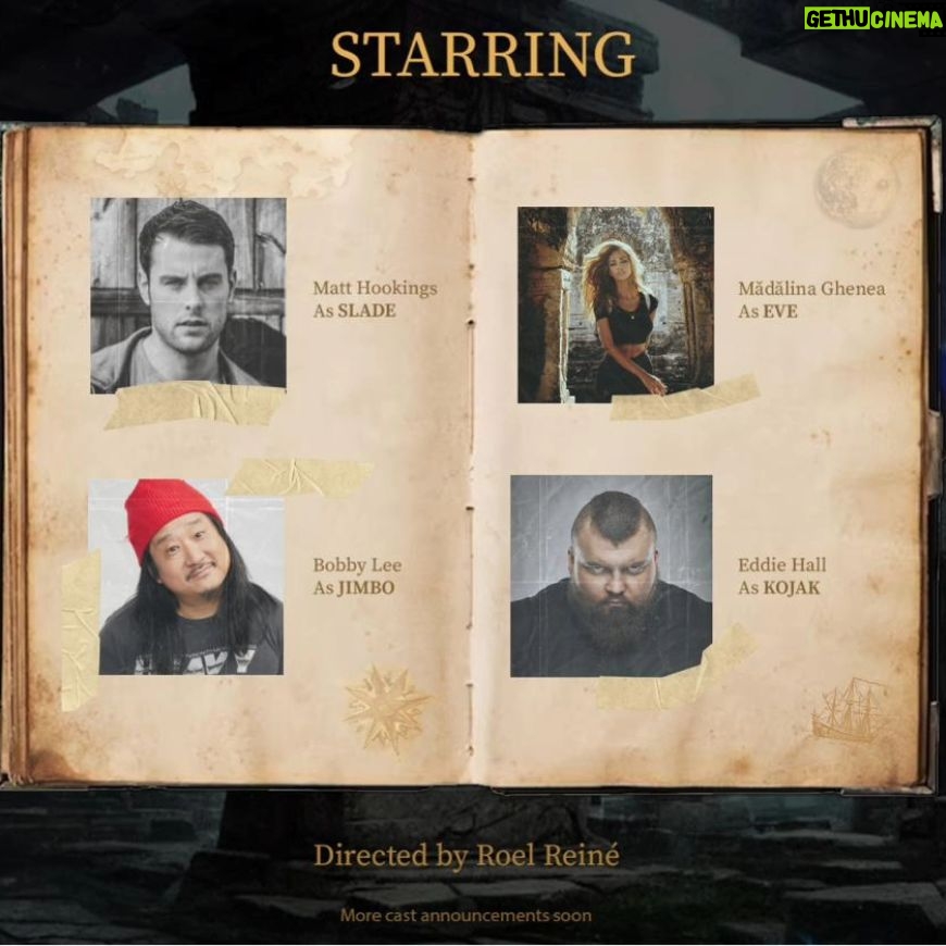 Mãdãlina Ghenea Instagram - Huge Announcement! My next movie is going to be THE LOST BOOK OF CREATION Starring: @mhookings @officialmadalinaghenea @eddiehallwsm @bobbyleelive Directed by @roelreine @camelotfilms will produce the movie which will be Part 1 of a new original franchise. The film follows two adventurous archaeologists as they set out to find the legendary 'Lost Book of Creation’ which is believed to hold the secrets of the universe and the answer to why and how we exist. Filming starts later this year in Malta 🎥 Thanks to: @maltafilmcommission @damacofficial @screenmalta @johanngrech Stay tuned for 2 more huge cast announcements soon!