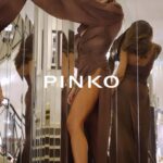 Mãdãlina Ghenea Instagram - With my @pinkoofficial family at #cannes2023 attending Scorsese’s ‘killers of the flower moon’ Thank you for the custom-made draped dress. #PINKOStars @stefano.parigi @joshaspellhair
