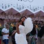 Mãdãlina Ghenea Instagram - 48 hours #venicefilmfestival @biennale_cinema with my @pinkoofficial family wearing this marvelous custom made creation. Pure happiness every moment with my @stefano.parigi Queen? Diva? Divine? Goddess? Magical? Only a few of the compliments I received, feeling overwhelmed, thank you all!