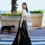 Müjde Uzman Instagram - From #mipcom2024 Dress: @zeynepkartalofficial Saç: @sabitakkaya 📸: @bettymazalto_photography