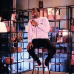 MOHAMED BASSOU Instagram - Rodage à l’américaine, thank you les studios des arts vivants for such a wonderful cafeteria spot🙏🏾❤️ @studiodesartsvivants @parlonsevents.ayssa #manzakin Photos taken by the specialist @greg_piller