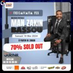 MOHAMED BASSOU Instagram - 🚨 Dépêchez-vous avant qu’il ne soit trop tard ! Les tickets pour le spectacle de Bassou “Man-Zakin” à Fés sont déjà à 70% vendus ! 💥 Ne ratez pas cette soirée inoubliable et réservez vos places dès maintenant avant qu’elles ne soient toutes parties ! 🌟 🎟️ Les tickets en vente sur Guichet.com