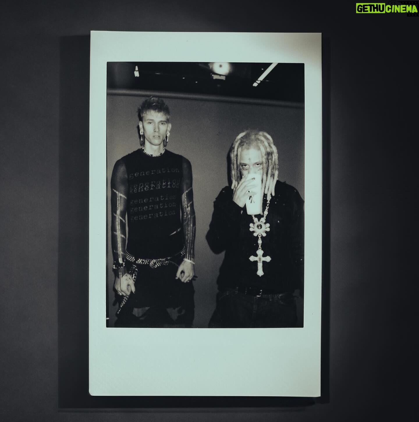 Machine Gun Kelly Instagram - genre:sadboy dropping tonight 🥲 ly twin @trippieredd 1400 XX ♾️