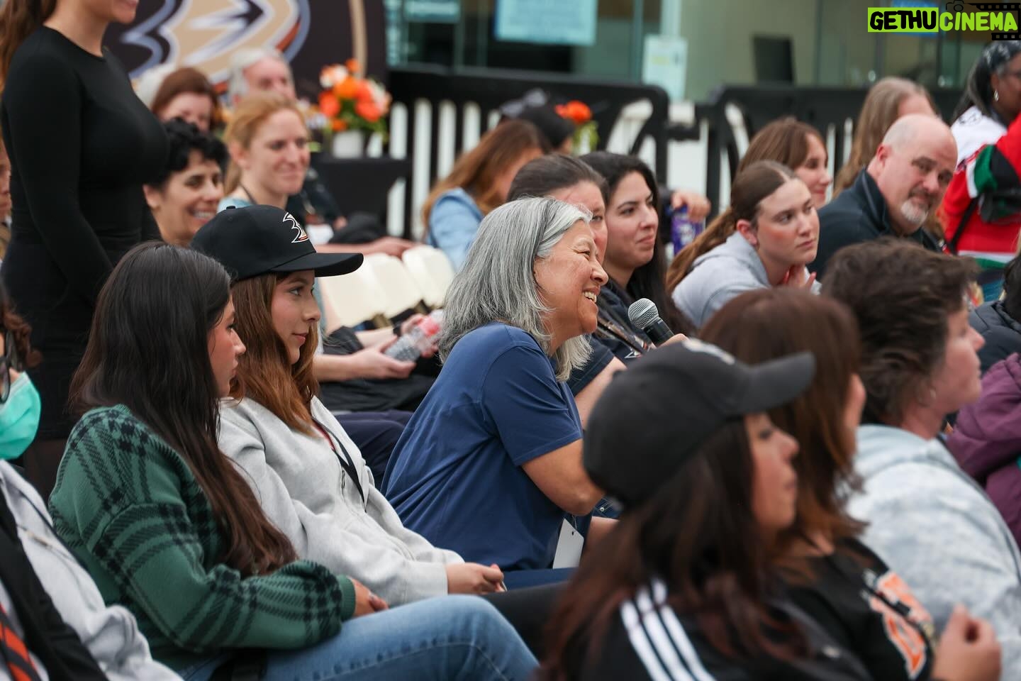 Mackenzie Dern Instagram - An unforgettable weekend continued before the game at our second annual Women in Sports Business and Leadership panel. The sold-out crowd heard from VP of the PWHL Annie Camins, UFC fighter Mackenzie Dern, Hockey Hall of Fame writer Helene Elliott and CEO of EAG Sports Management Denise White, and also engaged in a Q&A session. The panel was moderated by Ducks Streams’ Alexis Downie. #FlyTogether 🤝 @pacificpremierbank