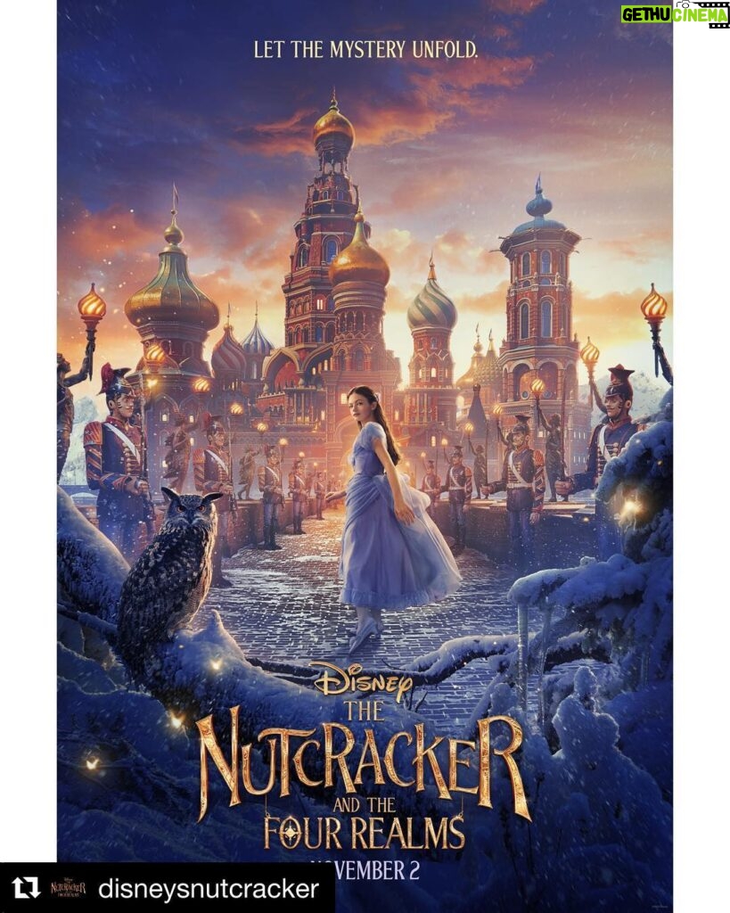 Mackenzie Foy Instagram - Let the mystery unfold. Check out the brand-new poster for Disney’s The Nutcracker and The Four Realms. #Nutcracker @disneysnutcracker