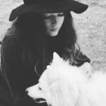 Mackenzie Foy Instagram - I had such a wonderful time dog-sitting this little white puff ball!!