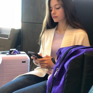 Mackenzie Foy Instagram - I love the color purple💜😊