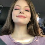 Mackenzie Foy Instagram – Feeling fancy after @georgieeisdell did my makeup💜