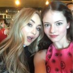 Mackenzie Foy Instagram - @marieclairemag #freshface with the beautiful @sabrinacarpenter 💜