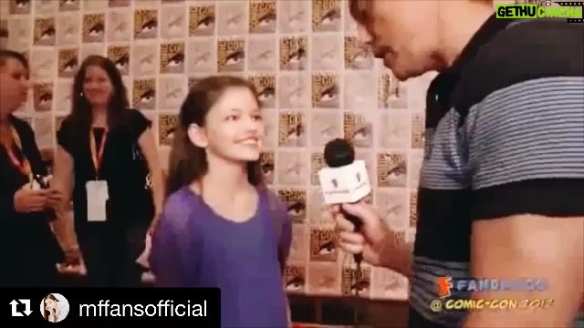 Mackenzie Foy Instagram - I saw @avengers last night. It was fantastic!! Here is a clip of an eleven year old me with no back teeth fan-girling about @marvel superheroes. #hulk @markruffalo #ironman @robertdowneyjr #thor @chrishemsworth #captainamerica #chrisevans
