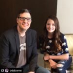 Mackenzie Foy Instagram - Yesterday was amazing😊#Repost @oddborne with @repostapp ・・・ What a fun day doing press for the upcoming release of #thelittleprince with the super talented @mackenziefoy !