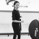 Mackenzie Foy Instagram - Trying to perfect a new kick 😊🥋
