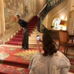 Mackenzie Foy Instagram – When wearing a fancy dress, one must take pictures on a staircase. Ok seriously, look how cute  @mistyonpointe is!!