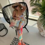 Madeleine Matar Instagram – Tropical chic is my summer pick! 🌺👒 
#MadeleineMatar #مادلين_مطر
في ضيافة الحبيبة @rababalnuaimi