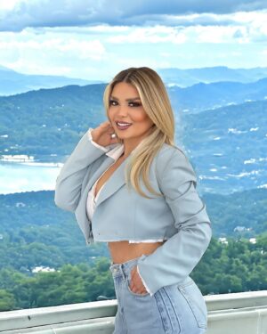 Madeleine Matar Instagram - Cheers to life’s beautiful moments! 🩵 

#MadeleineMatar #مادلين_مطر 

- 

Photography & Concept: @elieabouantounn @trendymindsfr 

Makeup & Hair @eliefares.beauty 

-

#GirlPower #GirlyVibes #SlayAllDay #FierceAndFabulous #GirlsJustWannaHaveSun