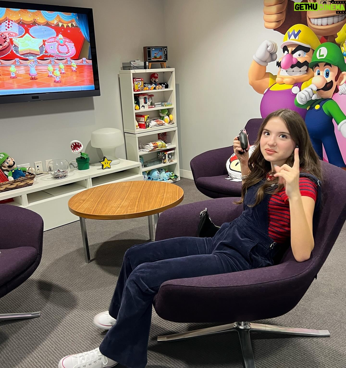 Madeleine McGraw Instagram - Thank you @nintendoamerica for giving me a chance to play #PrincessPeachShowtime 💖 There are so many fun stages to play in; from Ninja Peach to Sword fighter Peach, the list goes on! Can’t wait to explore more of Peach’s transformations! Princess Peach: Showtime! launches March 22, 2024 #FreeAccess #PrincessPeachShowtime
