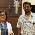 Madhushree Instagram - recorded a beautiful #love #song for #shobanacreations #music #ashwamithra #lyrics #subramaniabharati #tamil #song #director #adams #editor #gmadan #film #can