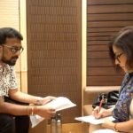 Madhushree Instagram – recorded a beautiful #love #song for #shobanacreations #music  #ashwamithra  #lyrics #subramaniabharati #tamil #song #director  #adams #editor  #gmadan #film  #can
