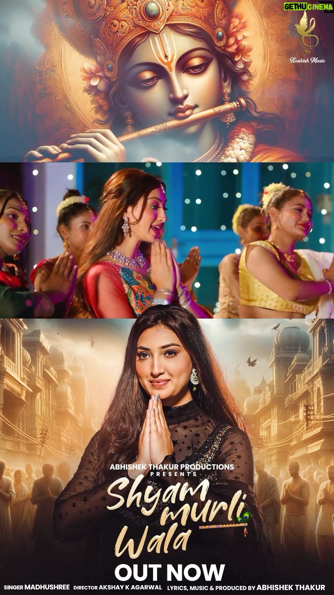 Madhushree Instagram - Love to share my new song . Let’s feel the magic of lord Krishna . #composer #abhishekthakur #MayurDatta, #music #lyric #song #artist #lordkrishna #krishna #video #director #Akshayagarwal https://youtu.be/7i2mKgiDbKA?si=PwH8R35HqttkauOr