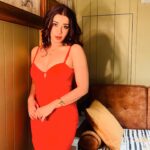Madhuurima Instagram - I wear red and then wonder why the attention 😍