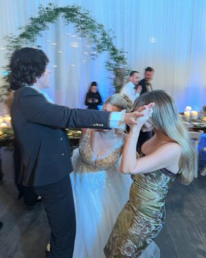 Madison Iseman Instagram - The only way to end 2023 celebrating our best friends ✨🤍 my heart is so so so so so happy , wishing you all the greatest 2024