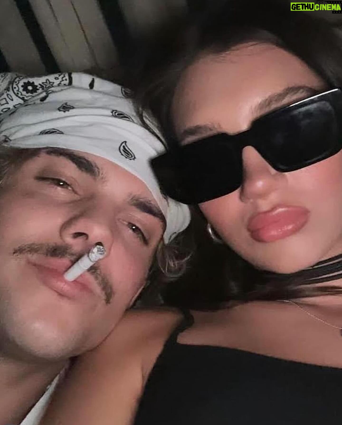 Madison Lewis Instagram - happy birthday crazy boy! God is so great for blessing me with someone like you because, you truly are the best thing to happen in my life. & well you may cause me to roll my eyes but you make me smile more. you also can be stubborn but youre someone i adore. you care for me and laugh with me, so i know I scored. I love you so much, You’re the lock on my door. you make life worth living honey. and I wouldn’t ask for anyone else to call my best friend. today is not only your birthday but the day we officially got to know each-other. and it breaks my heart I didn’t know you sooner. i love you baby. ❤︎ 💌