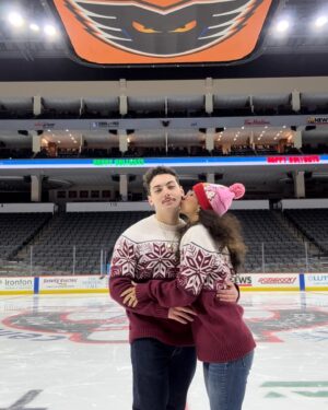 Madison Reyes Instagram - Had an amazing christmas with my love this year! Got to go to a private ice skating session at the ppl center. Had a fun christmas pajama party, was so nice to see everyone! Madison cooked with every gift she got me, i know i did a good job getting hers aswell haha! Hope everyone had a merry christmas!