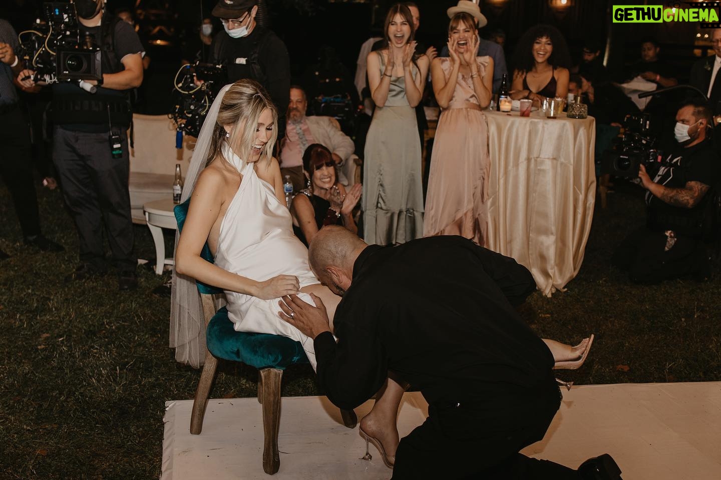 Madisson Hausburg Instagram - 10.21.21 🥀 “Introducing Mr, Mrs, and coming soon, Tiny Soto!” - @taylorchaus, my beautiful sister and wedding officiant. Here are some more wedding pics ahead of the Siesta Key season finale tomorrow evening! I can’t emphasize enough how wonderful and dreamy this day was. @oroeventco really made everything absolutely perfect for me and Ish. All I said was I want an enchanted forest/secret garden vibe and with that @oroeventco and @tailoredtwig took all the stress off my hands and created a true fairytale! Event planner: @oroeventco Flowers: @tailoredtwig Venue: @misionlagoestate Rentals: @gabroeventservices Photography: @paigestellutophoto Videography: @onlywavetv Accommodations: @hardrocktampa Cake: @elisespieces22 Hair: @cheyanne_hair Make up: @melissa_colletteartistry Wedding dress: @stefanienaylor Bridesmaids dresses: @mumuweddings Catering: @cblundys Music: @dj_juicy_one & @candi_theviolinist Photo booth: @posyexchange Neons: @novachrome_design_studio